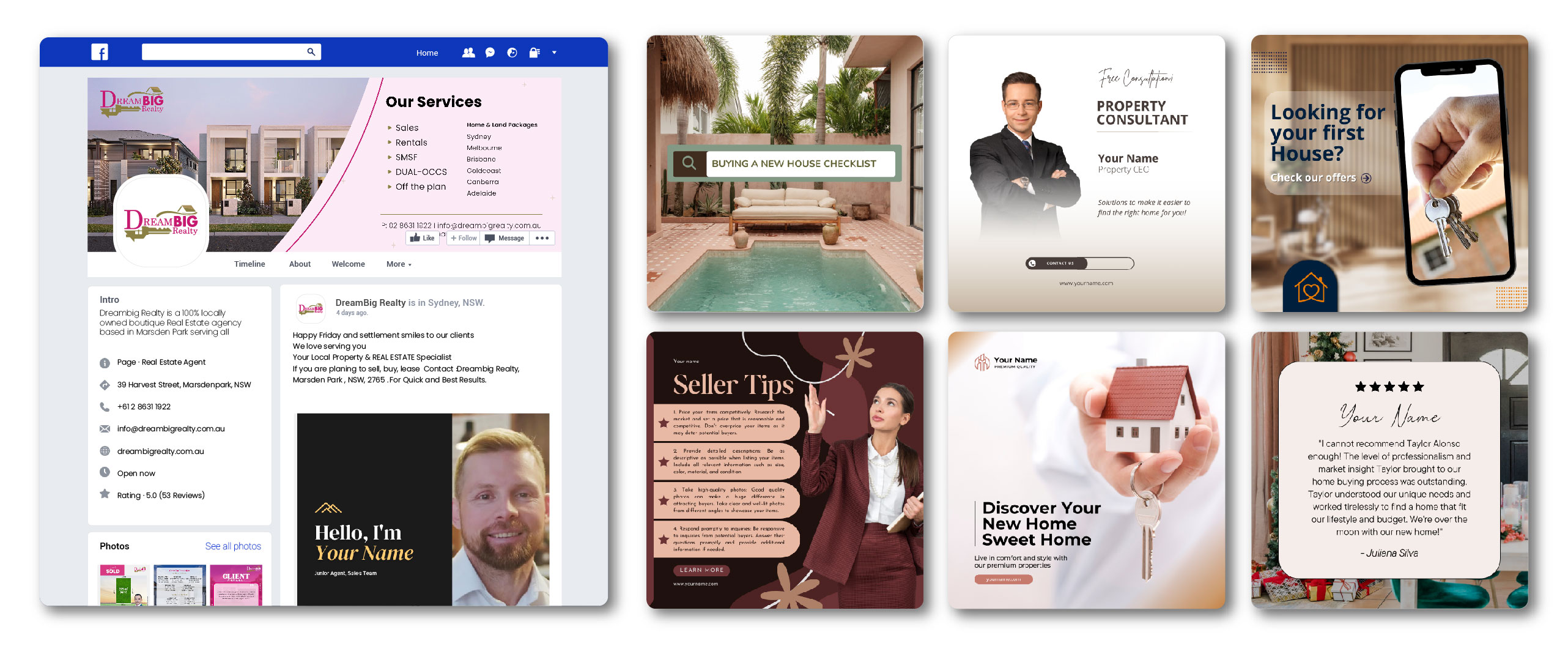 Realbot Premier Agent Facebook presence