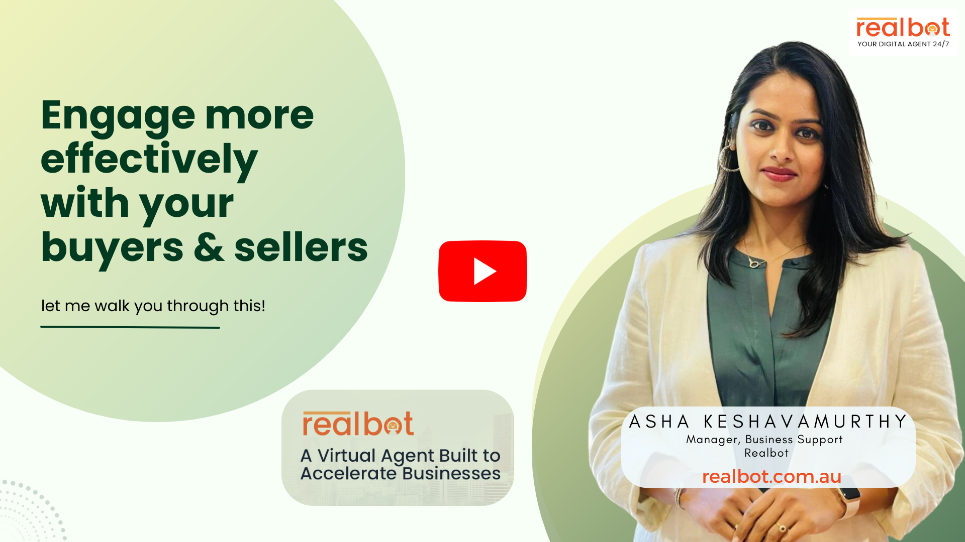 Engage buyers and sellers with Realbot