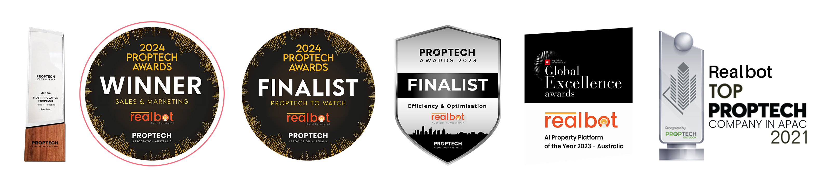 Realbot awards banner