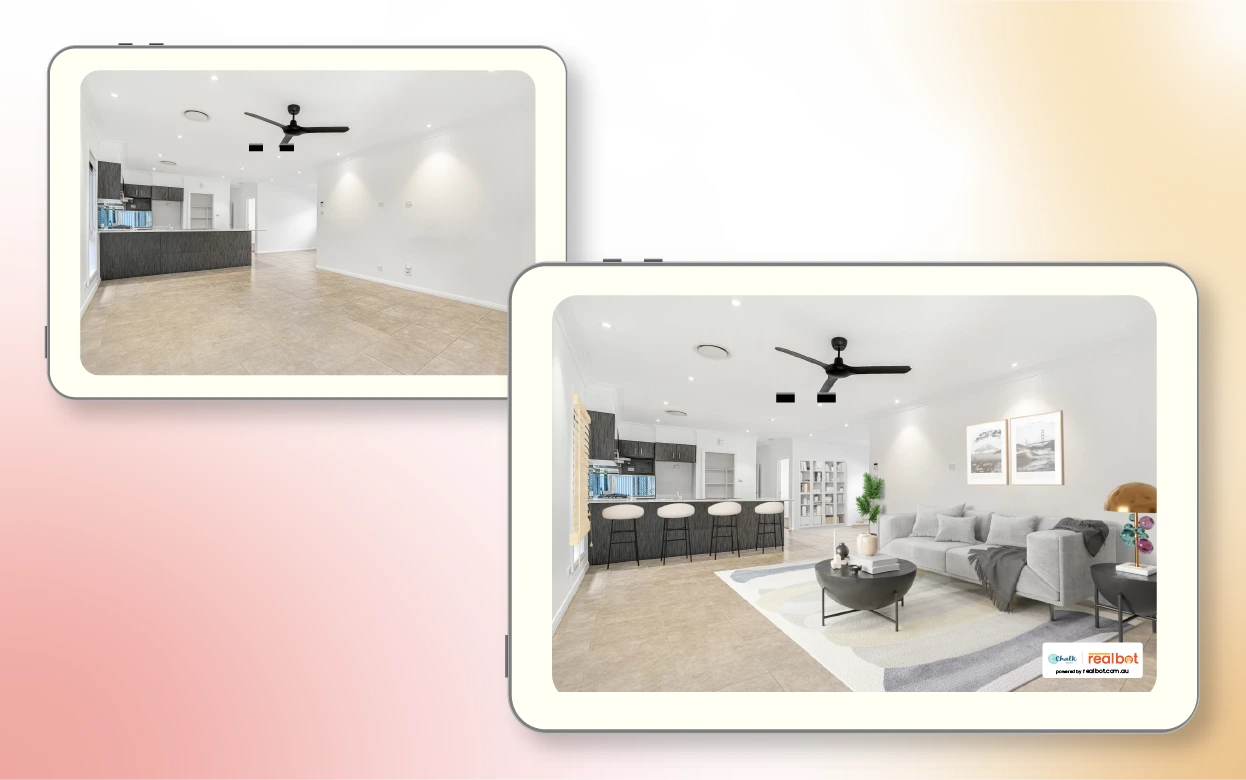 Contemporary living · neutral palette