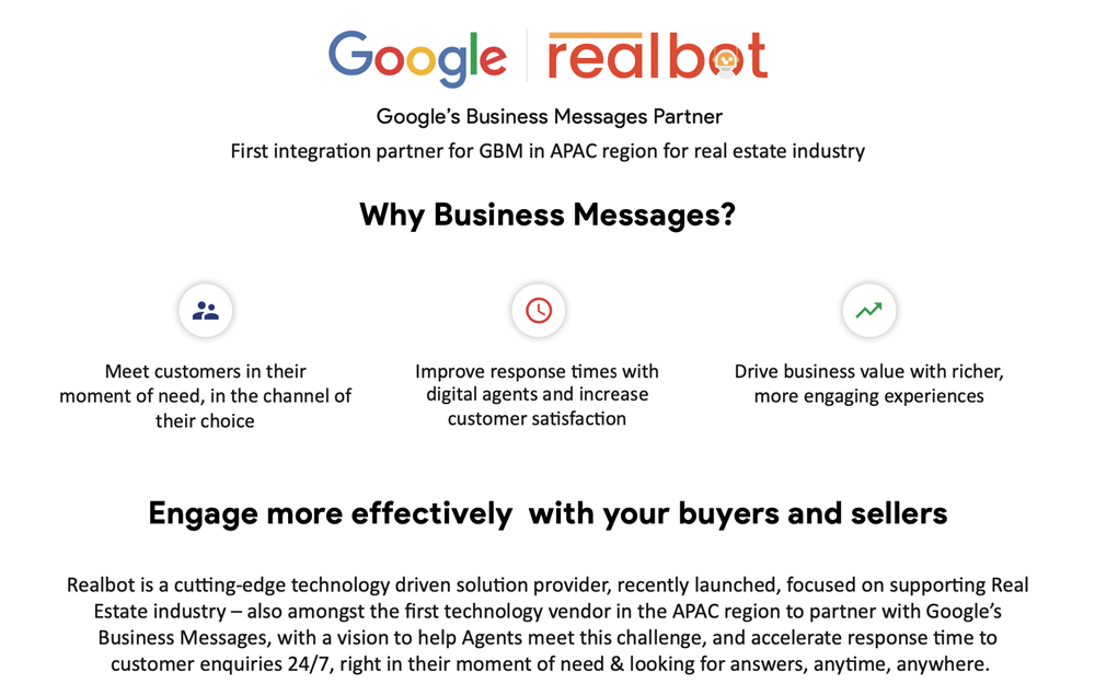Why Google Business Messages Real Estate