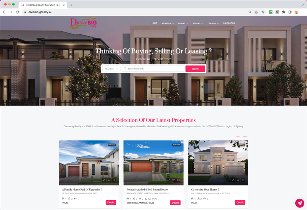 Real estate Websites by Realbot